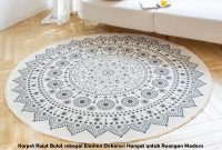 Karpet Rajut Bulat